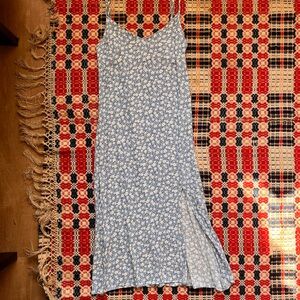 Reformation Blue Floral Dress